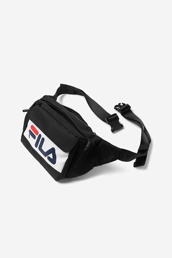Black and white fila fanny pack hotsell